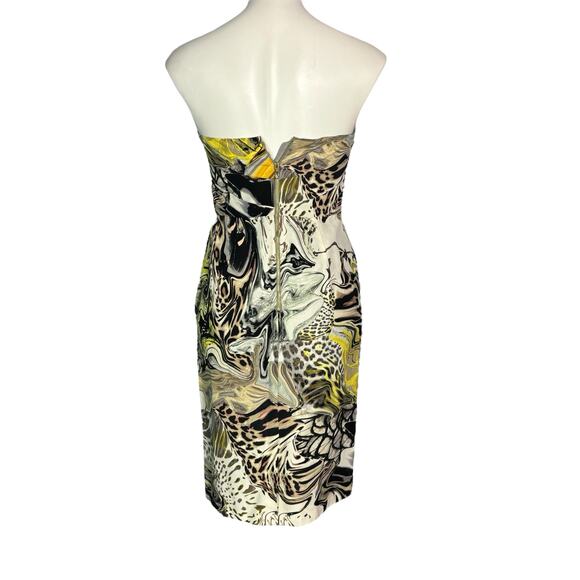 Leifsdottir Silk Strapless Dress Panther Play Size 4 Sexy Halloween Party - Picture 4 of 16